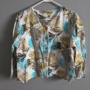Olsen floral blouse